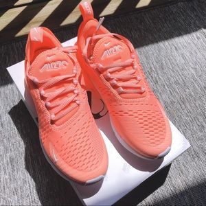 Air Max 270, crimson bliss/white womens 7.5
